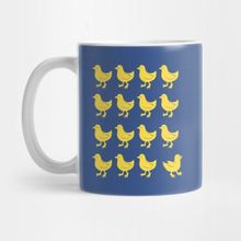 Pixxa Cute Ducklings Pattern Ducks In A Row Rebel Kupa Bardak
