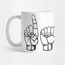 Pixxa Dad Sign Language Kupa Bardak