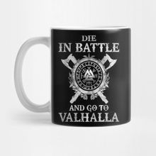 Pixxa Die In Battle And Go To Valhalla Kupa Bardak