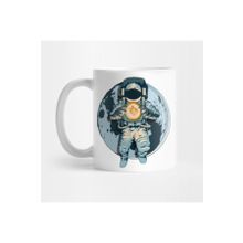 Pixxa Dogecoin Astronaut On Moon Â€“ Doge Coin Hodler Kupa Bardak