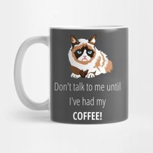 Pixxa Don't Talk To Me Until I've Had My Coffee T-Shirt Kupa Bardak
