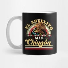 Pixxa El Abuelito Mas Chingon Mexican Grandpa Kupa Bardak