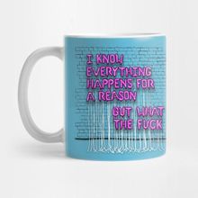 Pixxa Everything Happens For A Reason (Pink Letters) Kupa Bardak