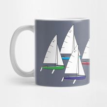 Pixxa Flying Scot Sailboat Kupa Bardak