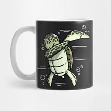 Pixxa Funny Dabbing Sea Turtle Pet Kupa Bardak