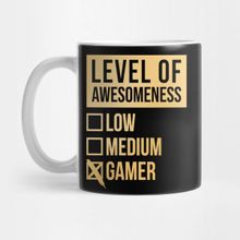 Pixxa Funny Level Of Awesomeness Low Game Games Gamer Gamers Gaming Videogame Videogames Videokupa Bardak