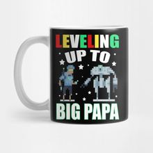 Pixxa Funny Leveling Up To Big Papa Gift For Gamer Fathers Day Gift For Daddy Kupa Bardak