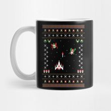 Pixxa Galaga Ugly Holiday Sweater Kupa Bardak