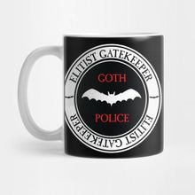 Pixxa Goth Police Kupa Bardak
