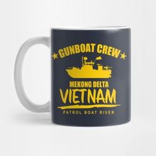 Pixxa Gunboat Crew Mekong Delta Vietnam Kupa Bardak