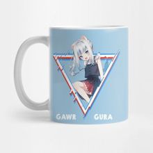 Pixxa Hololive En Gawr Gura Catshark Kupa Bardak