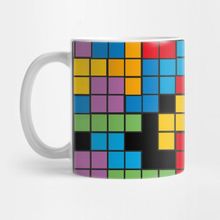 Pixxa I Love 8 Bit Video Games Tetris Kupa Bardak