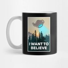 Pixxa I Want To Believe İnanmak İstiyorum Kupa Bardak