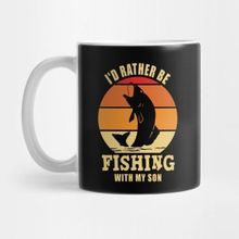 Pixxa I'd Rather Be Fishing With My Son Kupa Bardak