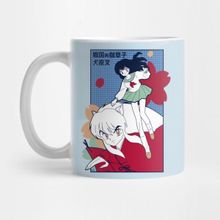 Pixxa Inuyasha Flowers Kupa Bardak