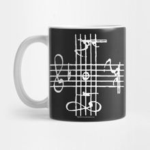 Pixxa Johann Sebastian Bach Musical Signature Notation Cross Kupa Bardak