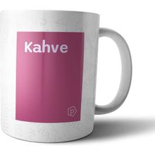 Pixxa Kahve Tanımı Komik Pembe Kupa Bardak