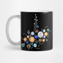 Pixxa Kripto Bitcoin Eteryum Kupa Bardak