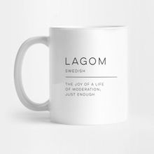 Pixxa Lagom Kelime Anlamı Kupa Bardak