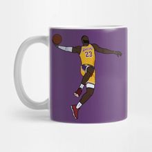 Pixxa Lebron James Tomohawk Smaç Los Angeles Lakers Kupa Bardak
