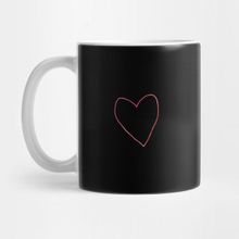 Pixxa Love-A-Lot Symbol Two Hearts Kalp Kupa Bardak
