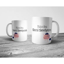 Pixxa Malsın Ama Seni Seviyom Kupa Bardak