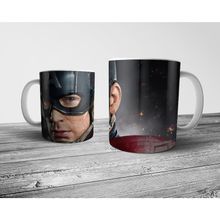 Pixxa Model 1 Captain America Kaptan Amerika Kupa Bardak