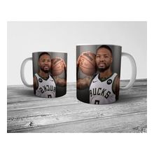 Pixxa Model 1 Damian Lillard Milwaukee Bucks Nba Kupa Bardak