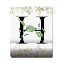 Pixxa Model 1 H Harfi Çiçekli Harf Bilek Destekli Mouse Pad
