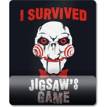 Pixxa Model 1 I Survived Jigsaw Testere Saw Bilek Destekli Mouse Pad