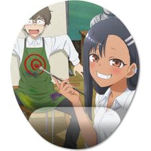 Pixxa Model -1 Oval Don't Toy With Me Miss Nagatoro Ijiranaide Nagatoro San Bilek Destekli Mouse Pad