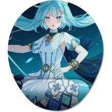 Pixxa Model -1 Oval Faruzan-Genshin Impact Bilek Destekli Mouse Pad