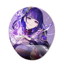 Pixxa Model 1 Oval Genshin Impact Raiden Bilek Destekli Mouse Pad