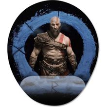 Pixxa Model - 1 Oval God of War Ragnarök Bilek Destekli Mouse Pad