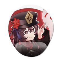 Pixxa Model -1 Oval Hu Tao Genshin Impact Bilek Destekli Mouse Pad
