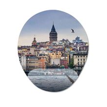 Pixxa Model -1 Oval İstanbul Gezgin Seyahat Bilek Destekli Mouse Pad