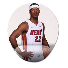 Pixxa Model -1 Oval Jimmy Butler Miami Heat Nba Bilek Destekli Mouse Pad