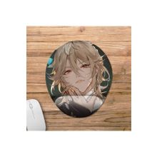 Pixxa Model -1 Oval Kaveh Genshin Impact Bilek Destekli Mouse Pad