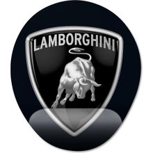 Pixxa Model -1 Oval Lamborghini Bilek Destekli Mouse Pad