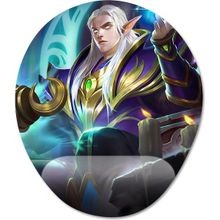 Pixxa Model -1 Oval Mobile Legends Estes Bilek Destekli Mouse Pad