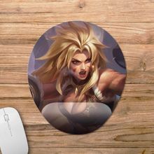 Pixxa Model -1 Oval Mobile Legends Masha Bilek Destekli Mouse Pad
