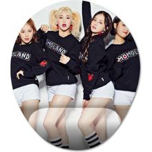 Pixxa Model -1 Oval Momoland Bilek Destekli Mouse Pad