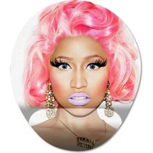 Pixxa Model -1 Oval Nicki Minaj Bilek Destekli Mouse Pad