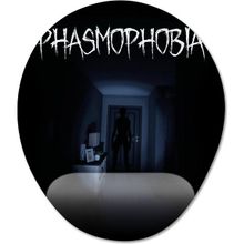 Pixxa Model -1 Oval Phasmophobia Bilek Destekli Mouse Pad
