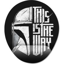 Pixxa Model 1 Oval the Mandalorian Bilek Destekli Mouse Pad