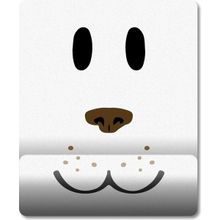 Pixxa Model 1 Roblox-Adorable Puppy Face-Tatlı Köpek Yüzü Bilek Destekli Mouse Pad