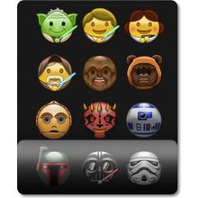 Pixxa Model - 1 Star Wars Emojileri Bilek Destekli Mouse Pad