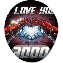 Pixxa Model - 3 I Love You 3000 Iron Man Avengers Bilek Destekli Mouse Pad