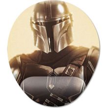 Pixxa Model 3 Oval the Mandalorian Bilek Destekli Mouse Pad