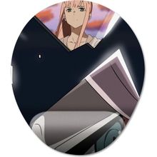 Pixxa Model -4 Oval Darling in the Franxx Bilek Destekli Mouse Pad